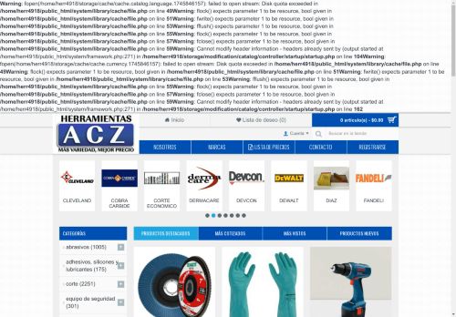 herramientasacz.com.mx capture - 2025-04-28 08:17:25