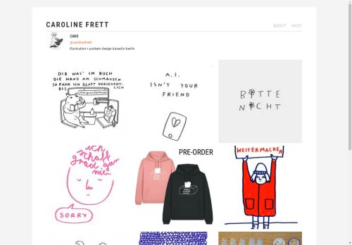 carolinefrett.com capture - 2025-04-28 11:00:33