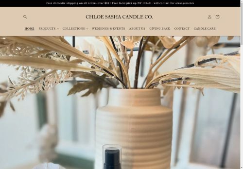 chloesashacandleco.com capture - 2025-04-28 20:11:20