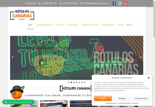 rotuloscanarias.com capture - 2025-04-28 21:18:45