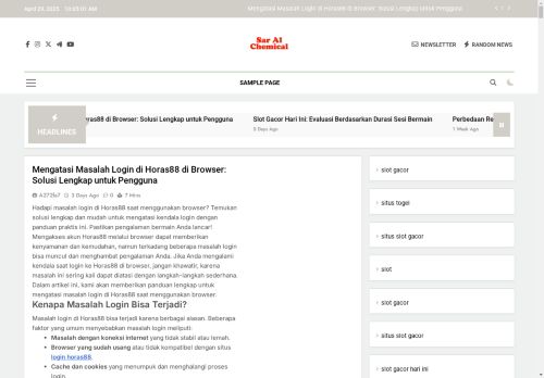 saralchemical.com capture - 2025-04-29 13:05:58