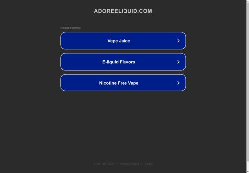 Adore eLiquid capture - 2025-04-29 19:57:09