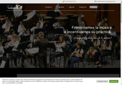 fundacionsanganxa.com capture - 2025-04-29 21:23:39