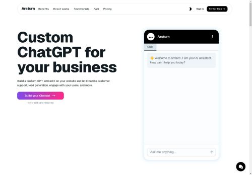 Arsturn capture - 2025-04-29 23:55:55