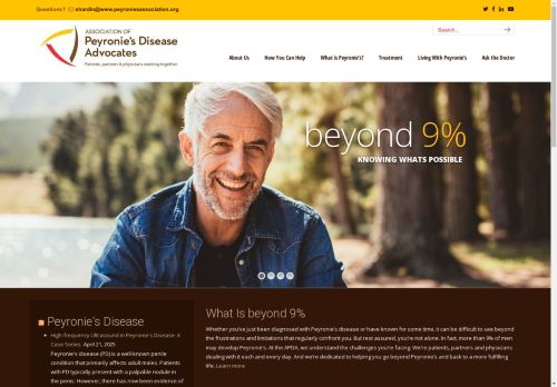 peyroniesassociation.org capture - 2025-04-30 00:17:52