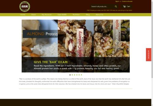 avanisnacks.com capture - 2025-04-30 00:46:24