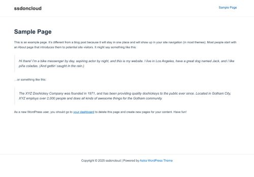 ssdoncloud.com capture - 2025-04-30 07:38:04