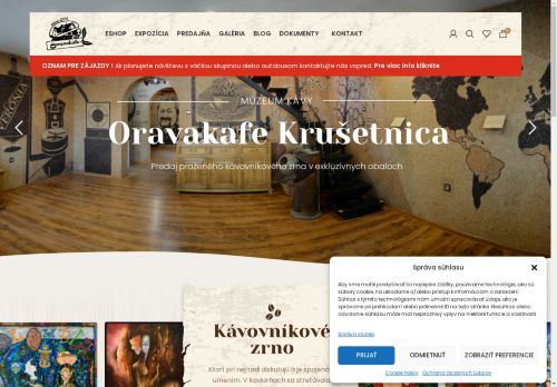 oravakafe.sk capture - 2025-04-30 10:53:26