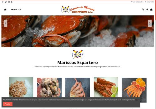 mariscosespartero.com capture - 2025-04-30 14:35:26