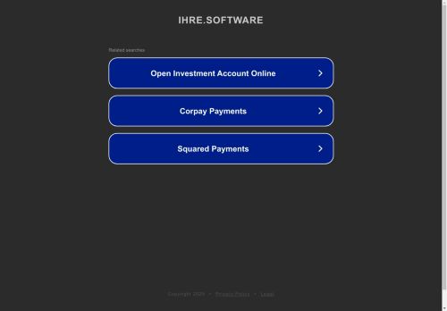 ihre.software capture - 2025-04-30 14:55:01