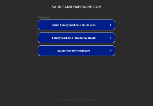 saudifamilymedicine.com capture - 2025-04-30 16:35:41