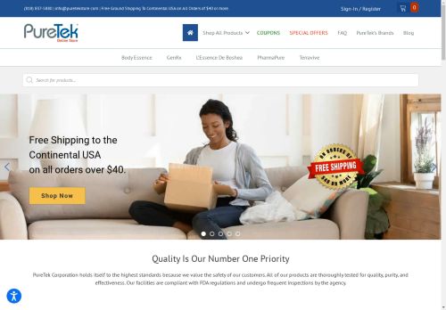 puretekstore.com capture - 2025-04-30 18:10:39