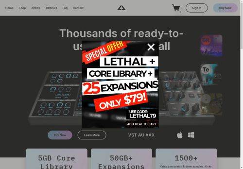 lethalaudio.com capture - 2025-04-30 18:10:39