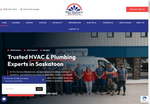 proservicemechanical.com capture - 2025-04-30 21:25:13