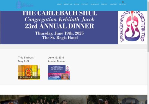 thecarlebachshul.org capture - 2025-04-30 21:35:27