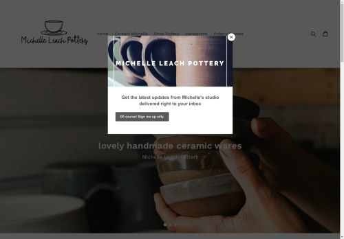 michelleleachpottery.com capture - 2025-04-30 23:47:12