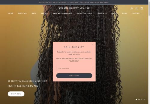 queensbeautyloungellc.com capture - 2025-04-30 23:48:41