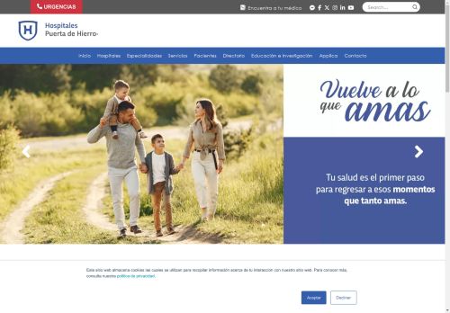 hospitalespuertadehierro.com capture - 2025-05-01 00:59:47