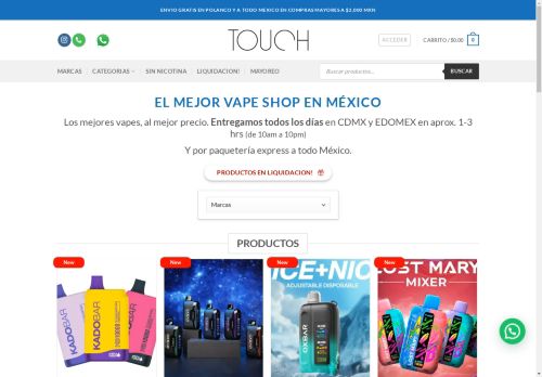 touchvapes.com capture - 2025-05-01 01:05:57