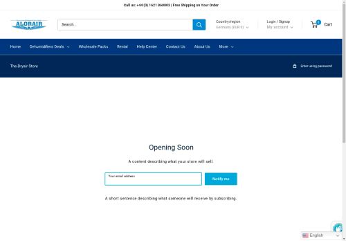 the-dryair.com capture - 2025-05-01 03:04:32