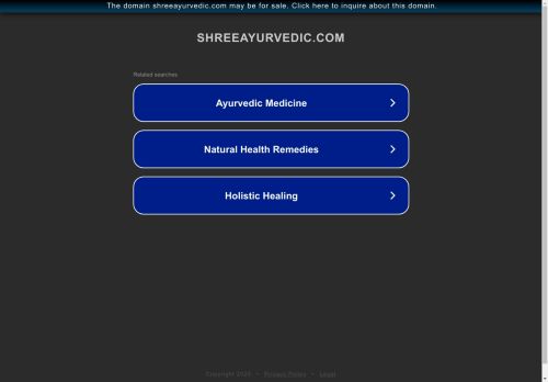 shreeayurvedic.com capture - 2025-05-01 07:11:32