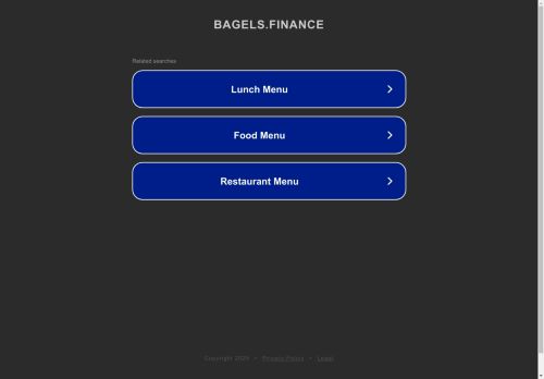 Bagels Finance capture - 2025-05-01 07:35:18