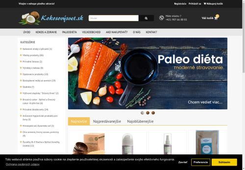 kokosovysvet.sk capture - 2025-05-01 09:24:16