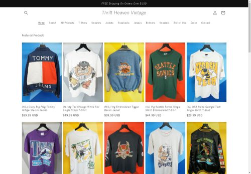 thriftheavenvintage.com capture - 2025-05-01 14:47:15