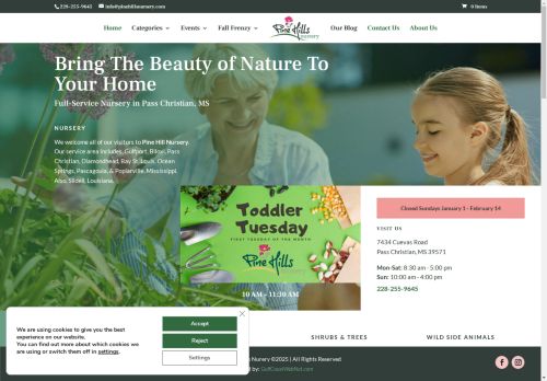 pinehillsnursery.net capture - 2025-05-01 15:59:18