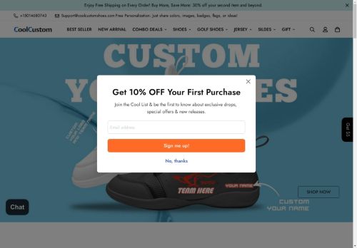 coolcustomshoes.com capture - 2025-05-01 18:22:29