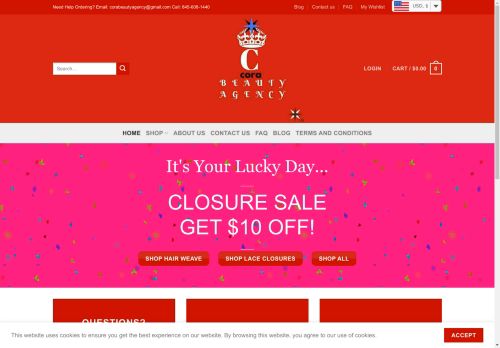corabeautyagency.com capture - 2025-05-01 19:23:06