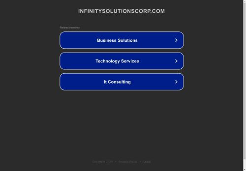 infinitysolutionscorp.com capture - 2025-05-01 22:48:43