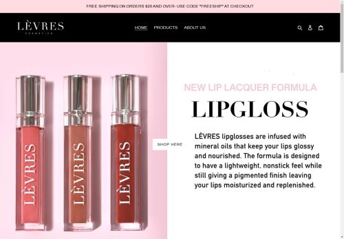 levrescosmetics.com capture - 2025-05-02 02:49:38