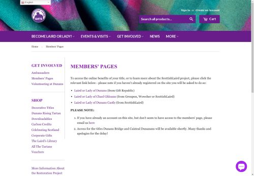 lairdofdunanscastle.com capture - 2025-05-02 07:28:05