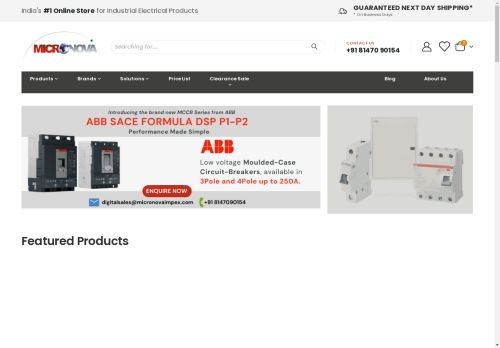 micronovaimpex.com capture - 2025-05-02 08:48:11