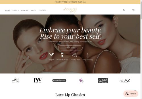 theangeliquebeauty.com capture - 2025-05-02 09:10:18