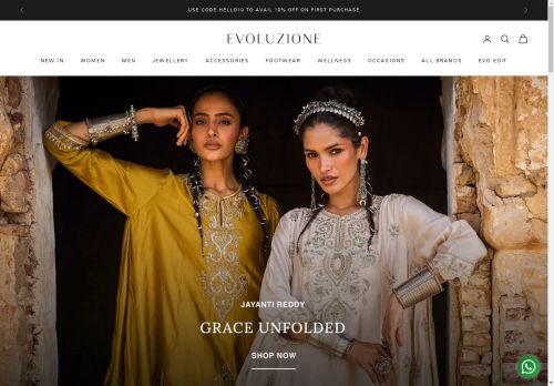 evoluzionestyle.com capture - 2025-05-02 09:44:41