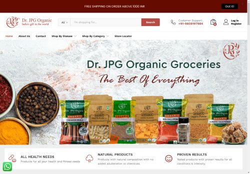 drjpgorganic.com capture - 2025-05-02 12:23:24