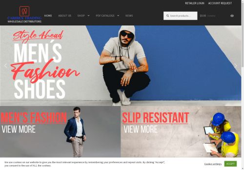 caribexshoes.com capture - 2025-05-02 13:36:36