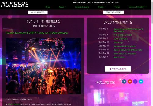 numbersnightclub.com capture - 2025-05-02 14:08:17