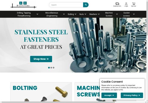aanddfasteners.co.uk capture - 2025-05-02 14:43:46