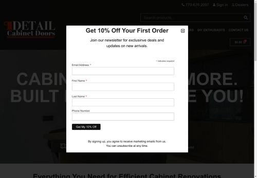 detailcabinetdoors.com capture - 2025-05-02 17:04:34