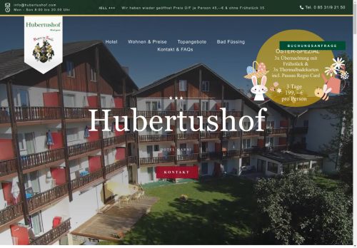 hubertushof.com capture - 2025-05-02 18:27:47