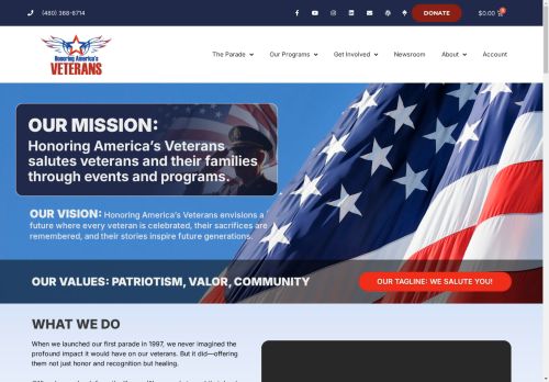 phoenixveteransdayparade.org capture - 2025-05-02 19:11:59