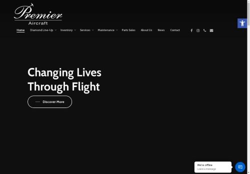 premieraircraftservice.com capture - 2025-05-02 21:29:49
