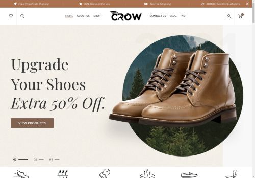 crowshoes.com capture - 2025-05-03 01:37:12