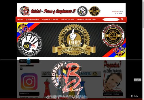 banderasdelujo.com capture - 2025-05-03 02:10:50