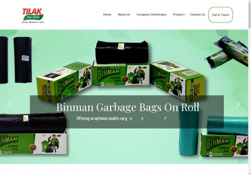 tilakpolyimpex.com capture - 2025-05-03 05:33:54