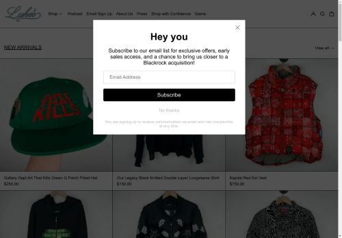 lukes.store capture - 2025-05-03 10:06:30