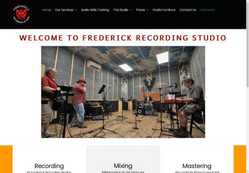 frederickrecordingstudio.com capture - 2025-05-03 10:27:48